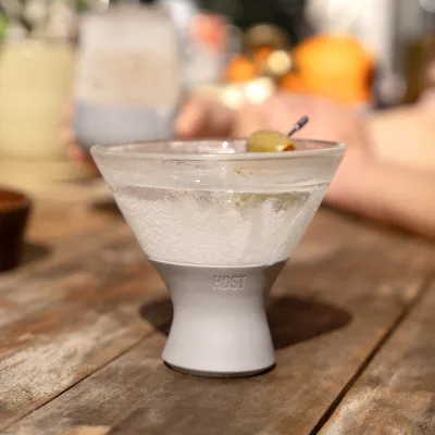 Glass Martini FREEZE™ in Grau, 2er-Set