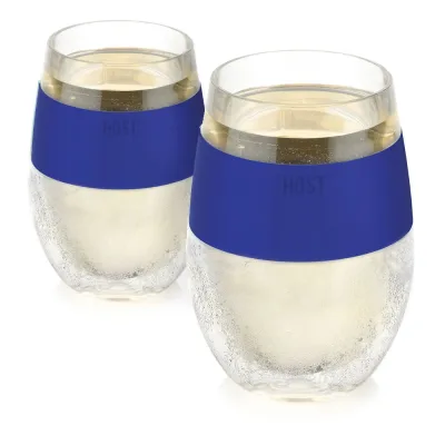 Wine FREEZE™ in Blau, 2er-Set