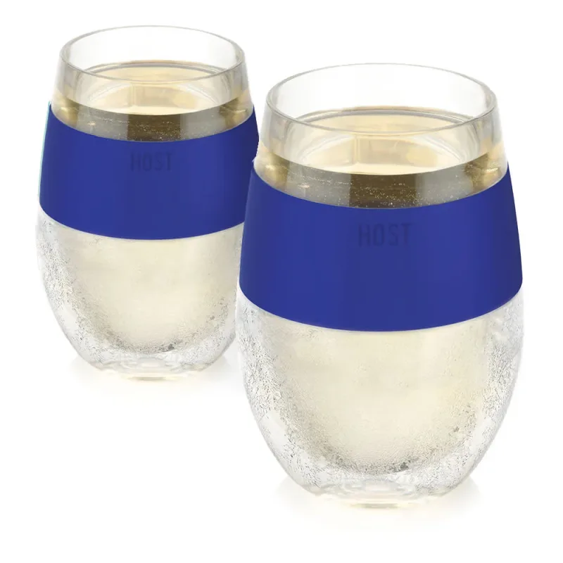 Wine FREEZE™ in Blau, 2er-Set