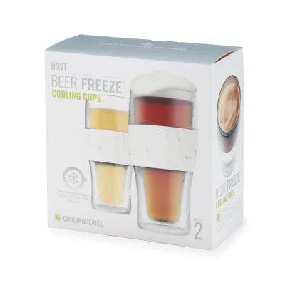 Beer FREEZE™ in Marmor, 2er-Set