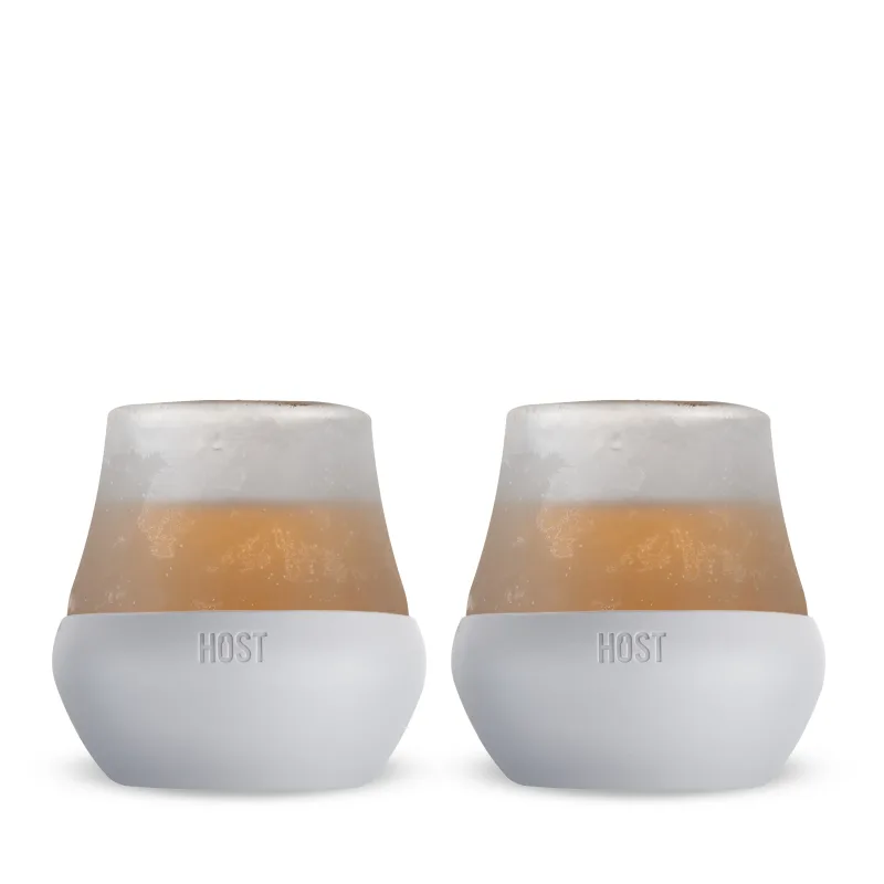 Glass Tasting FREEZE™ in Gray, Set of 2
