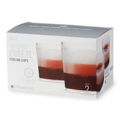 Whiskey FREEZE™ in Holzoptik, 2er-Set