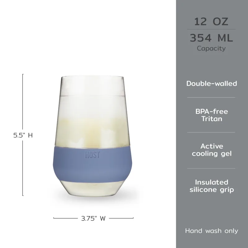 Wine FREEZE™ XL in Slate Blue, 2er-Set