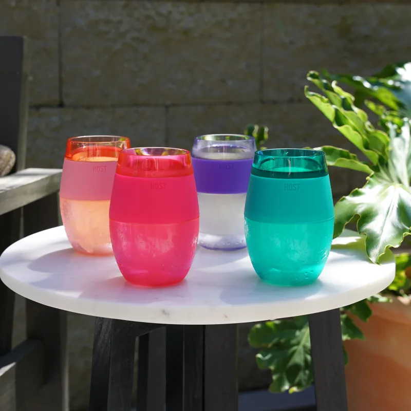 Wine FREEZE™ in Transluzent Mehrfarbig, 4er-Set