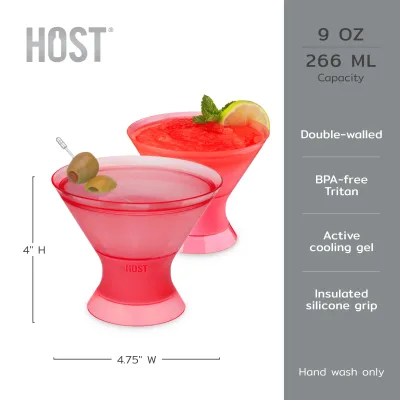 Martini FREEZE™ in Leuchtpink, 2er-Set