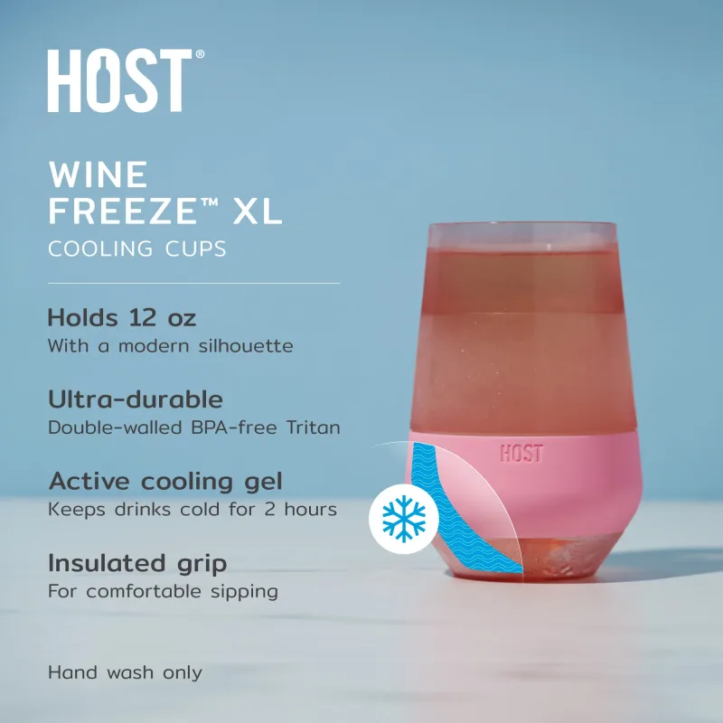 Wine FREEZE™ XL in Tinted Multicolor, Set of 4