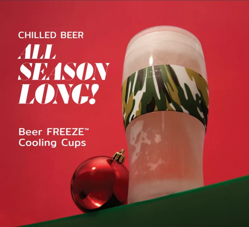 Beer FREEZE™ in Grün Camo, 1er-Set