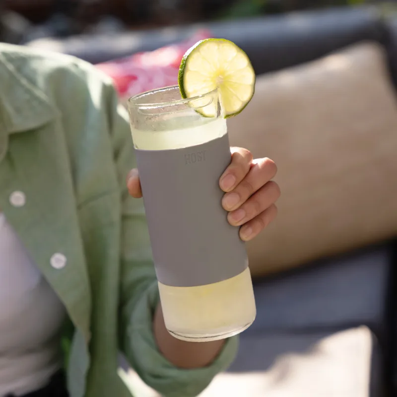 Glass Highball FREEZE™ in Grau, 2er-Set