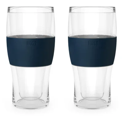 Beer FREEZE™ i Varsity Blue, sæt med 2