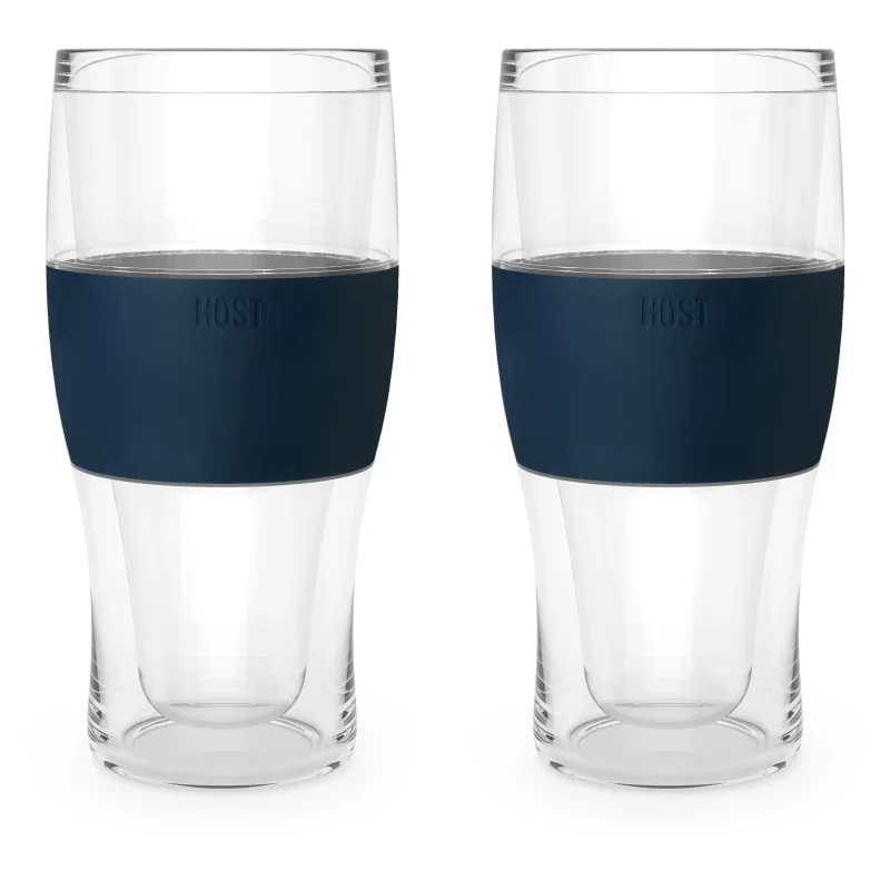 Beer FREEZE™ i Varsity Blue, sæt med 2