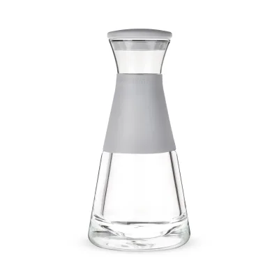 Glass FREEZE™ Carafe with Lid in Gray