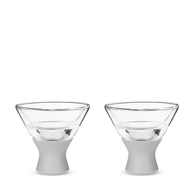 Glass Martini FREEZE™ in Grau, 2er-Set