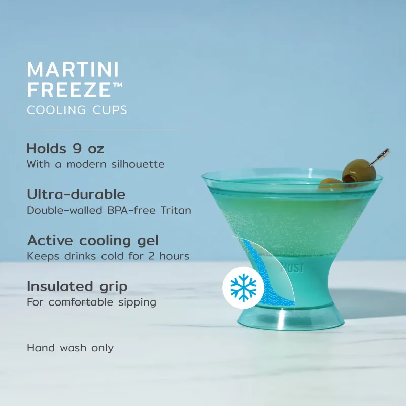Martini FREEZE™ in Getöntem Aqua, 2er-Set
