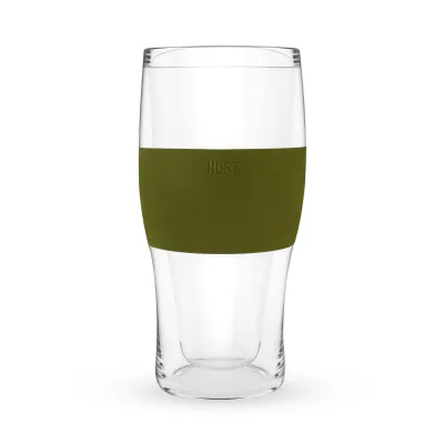 Beer FREEZE Kühlbecher in Oliv, 2er-Set