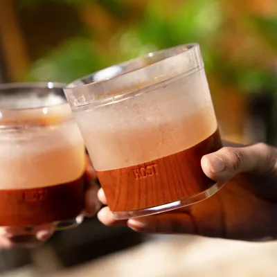 Whiskey FREEZE™ in Holzoptik, 2er-Set