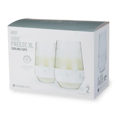 Wine FREEZE™ XL in Marmor, 2er-Set