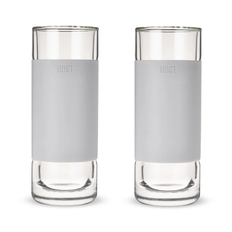 Glass Highball FREEZE™ in Grau, 2er-Set