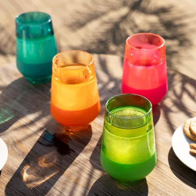 Wine FREEZE™ XL w intensywnych wielokolorowych odcieniach, zestaw 4 szt.