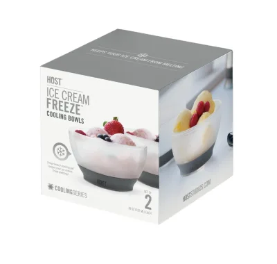 Ice Cream FREEZE™ Bowl in Gray, Set of 2