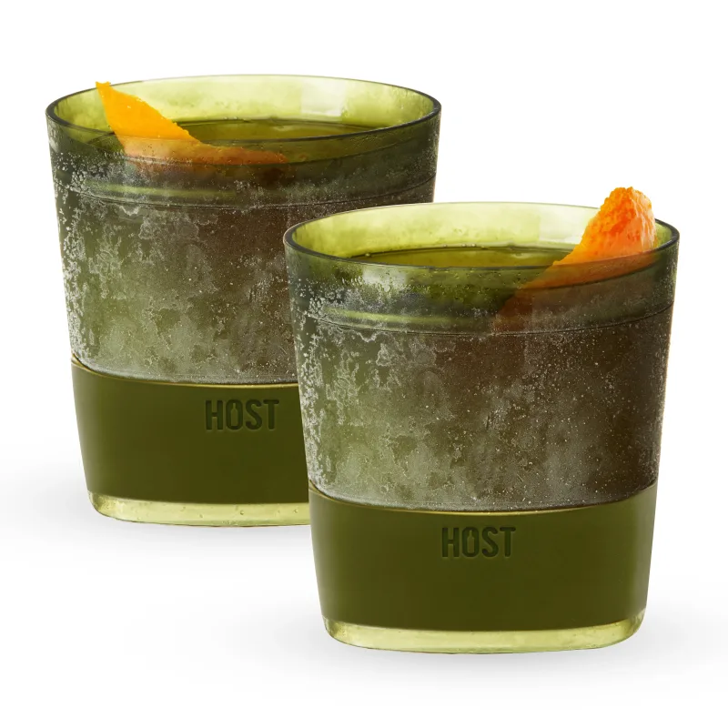 Whiskey FREEZE™ in Olivgrün, 2er-Set