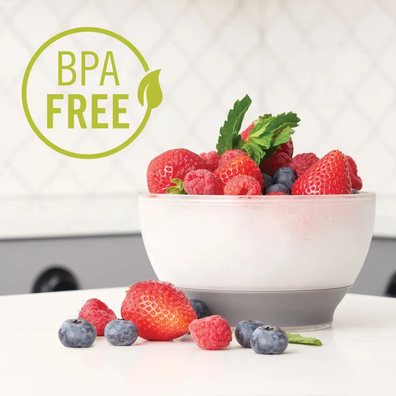 Ice Cream FREEZE™ Bowl in Gray, Set of 2