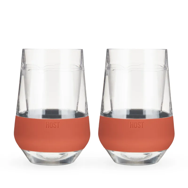 Wine FREEZE™ XL in Terra Cotta, Set of 2