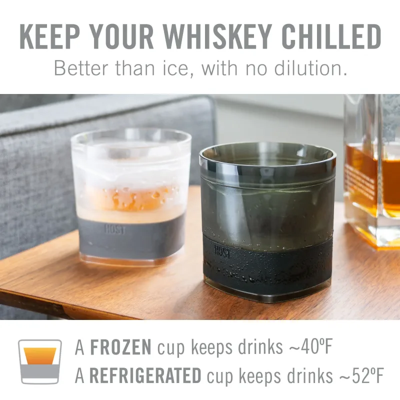 Whiskey FREEZE™ i røg, sæt med 2