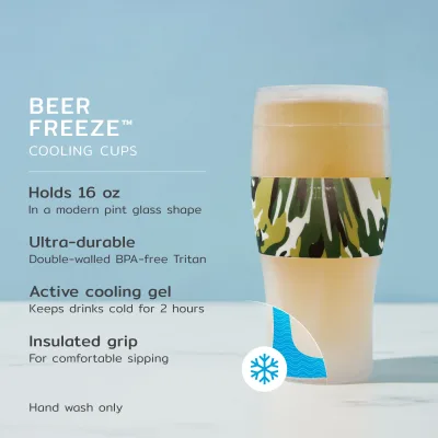 Beer FREEZE™ in Grün Camo, 1er-Set