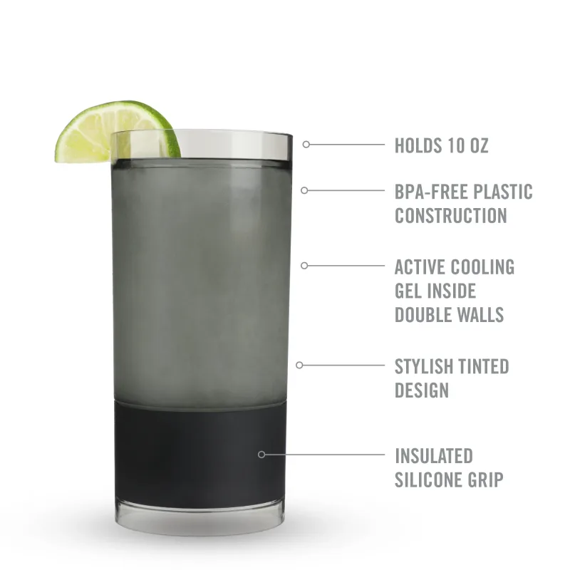Highball FREEZE™ in Tinted Gray, 2er-Set