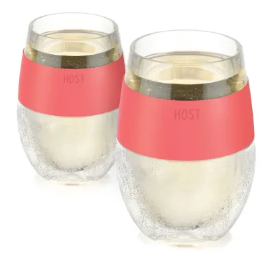 Wine FREEZE™ in Koralle, 2er-Set