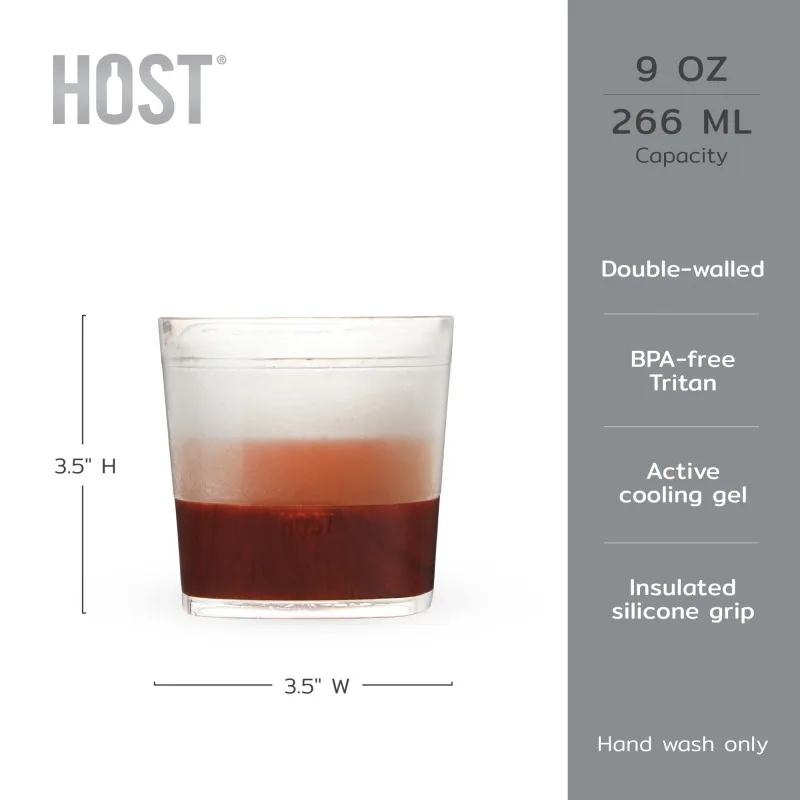 Whiskey FREEZE™ in Holzoptik, 2er-Set
