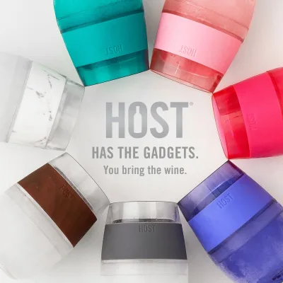 Wine FREEZE™ in Mint mit Deckeln, 2er-Set