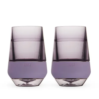 Wine FREEZE™ XL in Deep Lilac, Set of 2