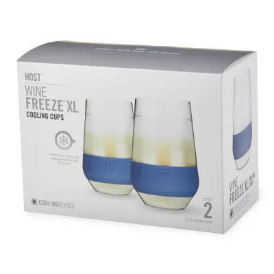 Wine FREEZE™ XL in Slate Blue, 2er-Set