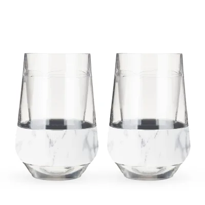 Wine FREEZE™ XL in Marmor, 2er-Set