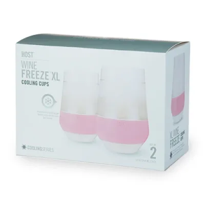 Wine FREEZE™ XL in Zartrosa, 2er-Set