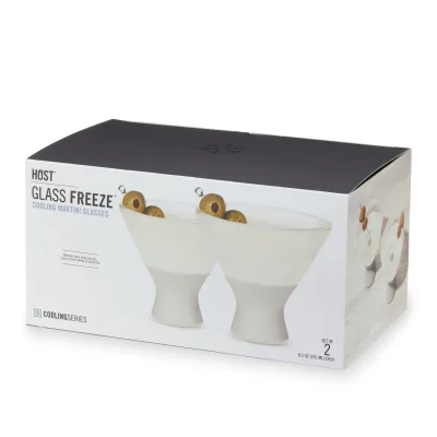 Glass Martini FREEZE™ in Grau, 2er-Set