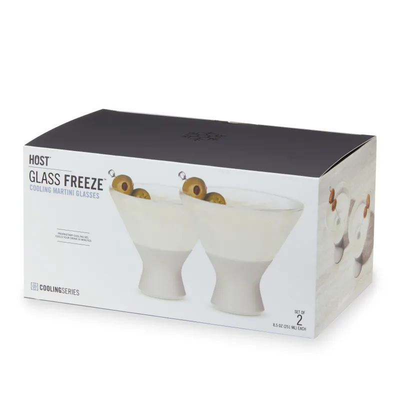Glass Martini FREEZE™ in Grau, 2er-Set