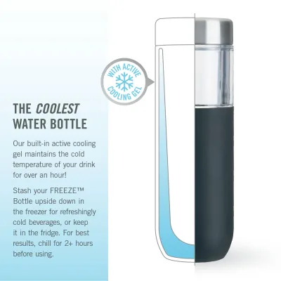 FREEZE™ Bottle w czarnym