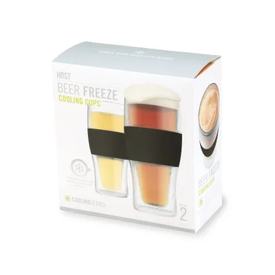 Beer FREEZE™ in Schwarz, 2er-Set