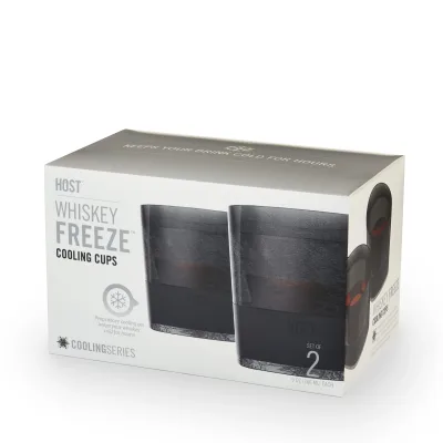 Whiskey FREEZE™ i røg, sæt med 2