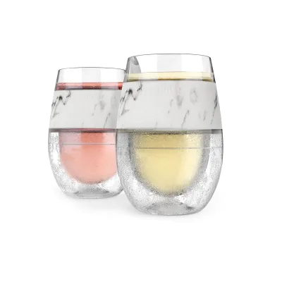 Wine FREEZE™ in Marmor, 2er-Set