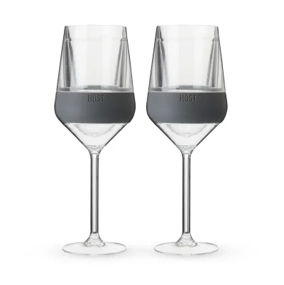 Stemmed Wine FREEZE™ in Grau, 2er-Set