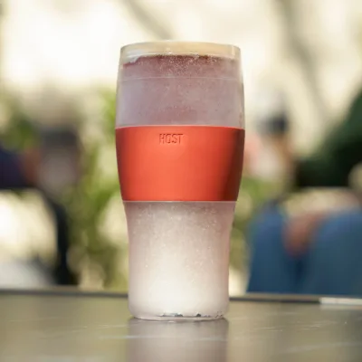 Beer FREEZE Kühlbecher in Burnt Orange, 2er-Set
