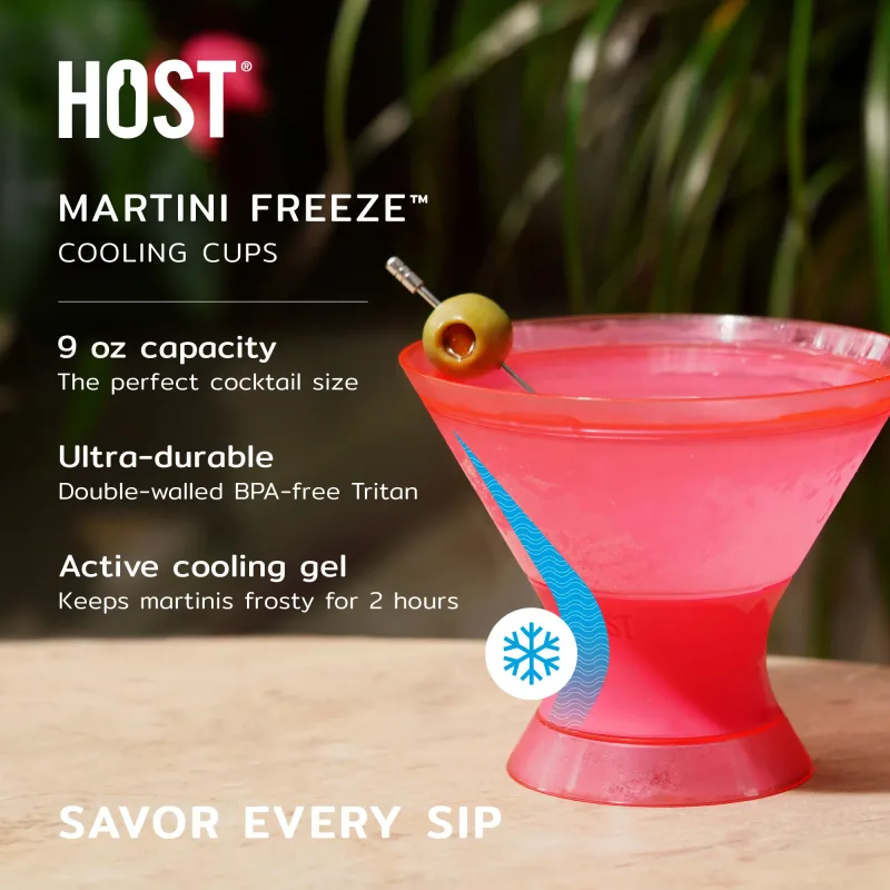 Martini FREEZE™ in Leuchtpink, 2er-Set
