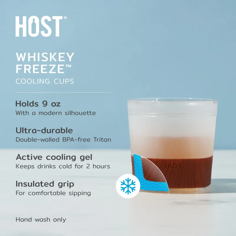 Whiskey FREEZE™ in Holzoptik, 2er-Set