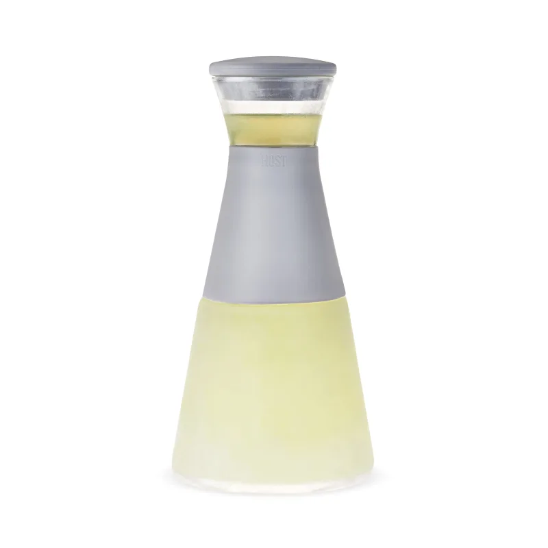 Glass FREEZE™ Carafe with Lid in Gray