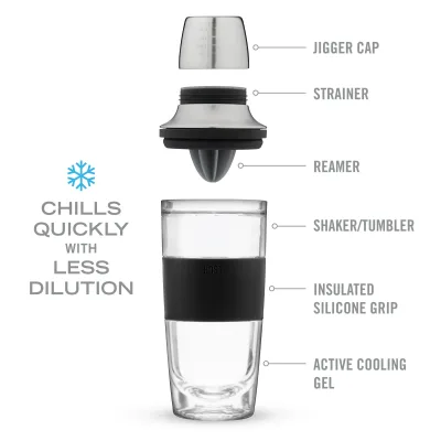 Cocktail Shaker FREEZE™ in Schwarz