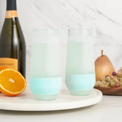 Champagne FREEZE™ in Seafoam Tint, Set of 2