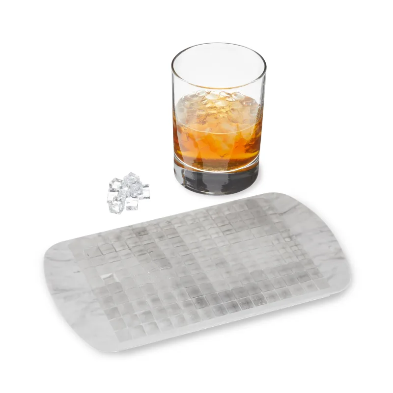 Mini-Eiswürfelform in Graumarmor
